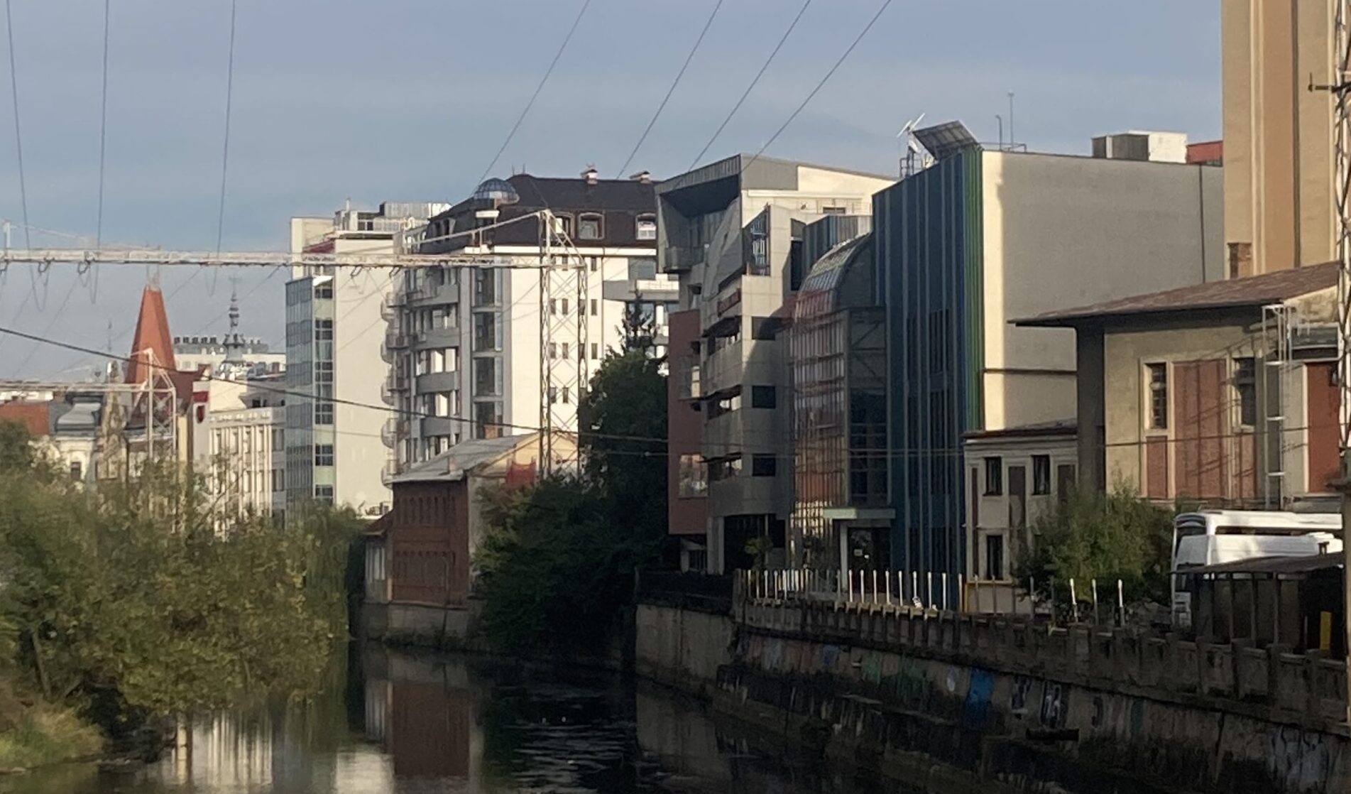 View from Cluj with buildings